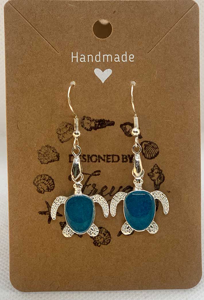 lazy-turtle-earrings-blue Lazy Turtle Earrings