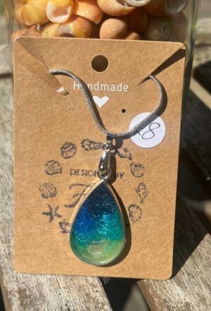 Pendant inspired by seascape Isles of Scilly