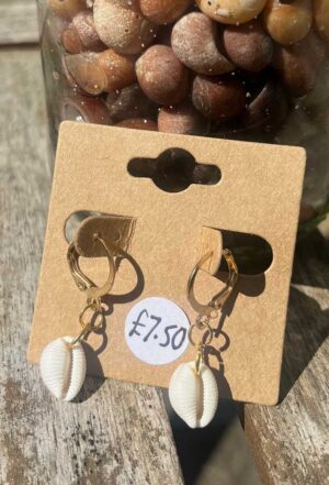 Cowrie Drop Earrings